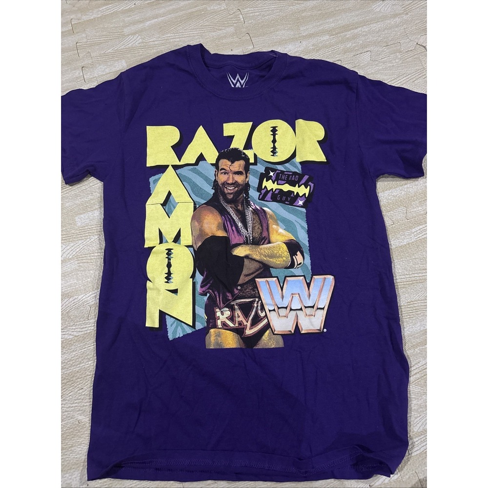 Razor Ramon Scott Hall T-Shirt - Adult Small  WWF / WCW / WWE - Wrestling Tee